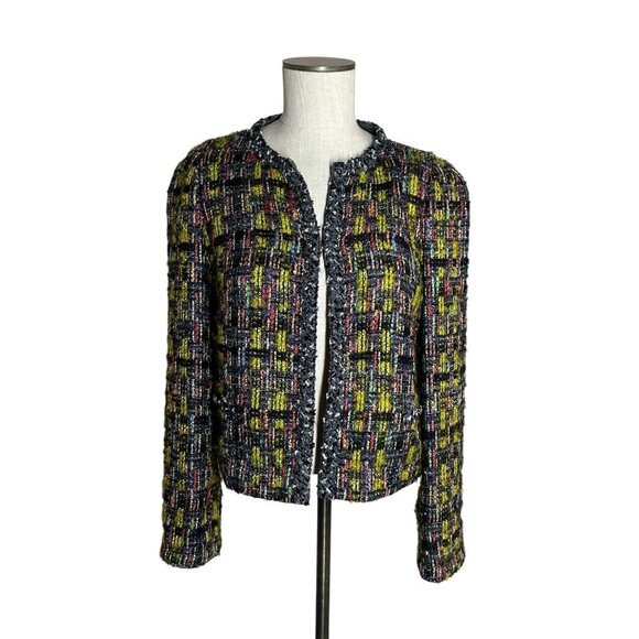 Weill Paris Tweed Blazer Womens Size 6 Alpaca Boucle Jacket Old Money Classic - Picture 1 of 11